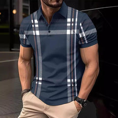 Marco – Premium Cotton Striped Men’s Polo