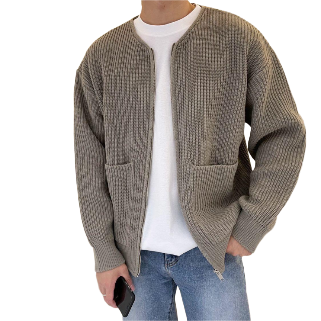 Lorenzo – Timeless Men’s Knit Cardigan