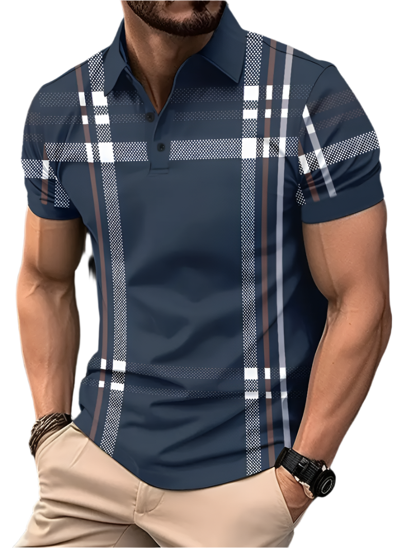 Alessandro – Classic Men’s Striped Cotton Shirt