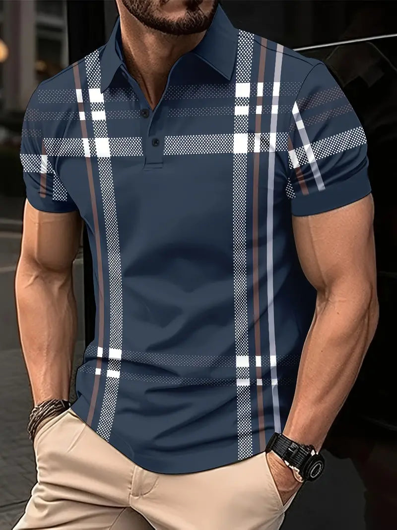 Alessandro – Classic Men’s Striped Cotton Shirt