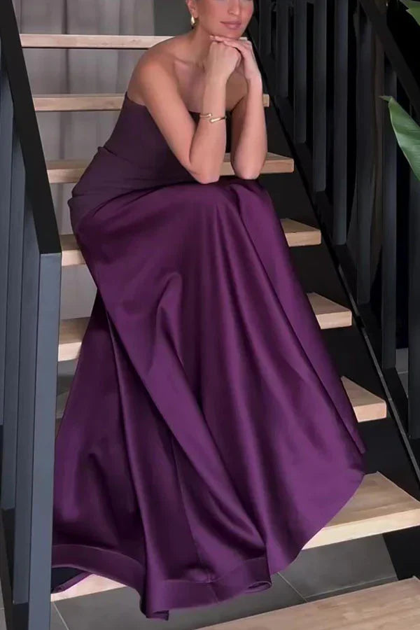 Rachel – Elegant Flare Maxi Dress for Women