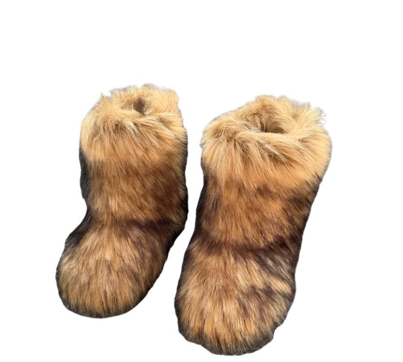 Evelina – Cozy Fluffy Women’s Fur Boots