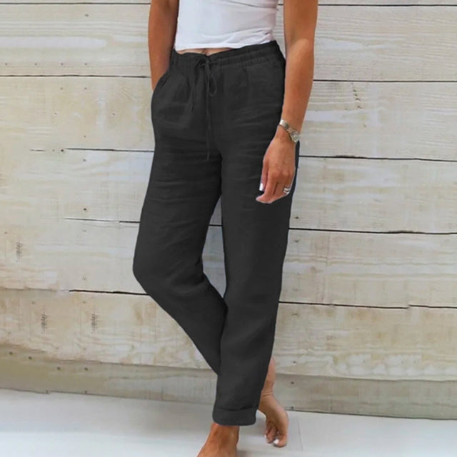 Sofia – Cotton Linen Casual Straight-Leg Pants For Women