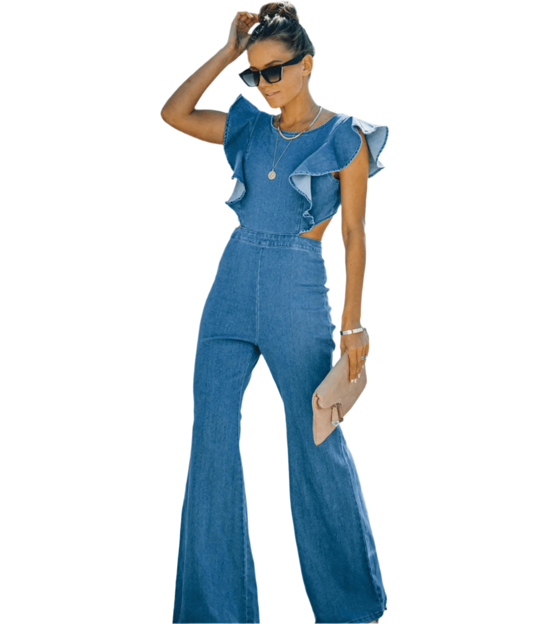 Sofia – High-End Women's Denim Jumpsuit