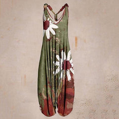 Elena – Vibrant Chevron Print Sleeveless Dress for Women