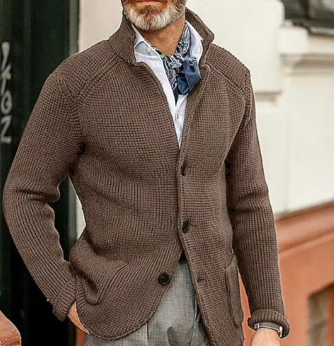 Enzo – Buttoned Cardigan for Men
