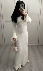 Hanna – Timeless Women's Ruffled Evening Dress