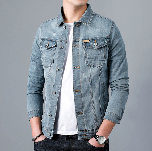 Luca – Classic Fit Men’s Denim Jacket