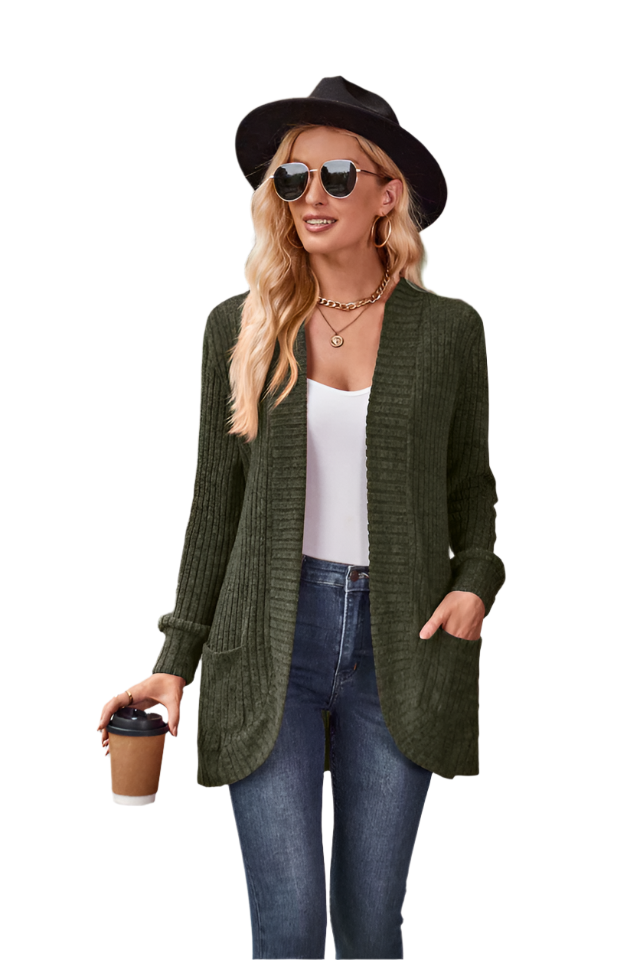 Bella – Elegant Women's Knit Cardigan