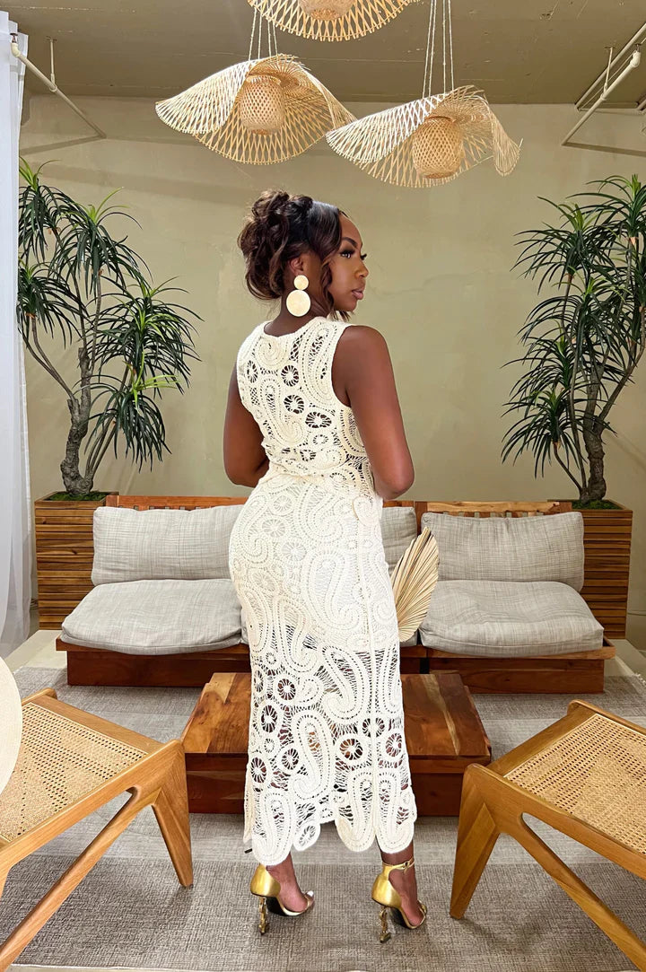 Elena – Crocheted Women's Summer Set for Effortless Elegance