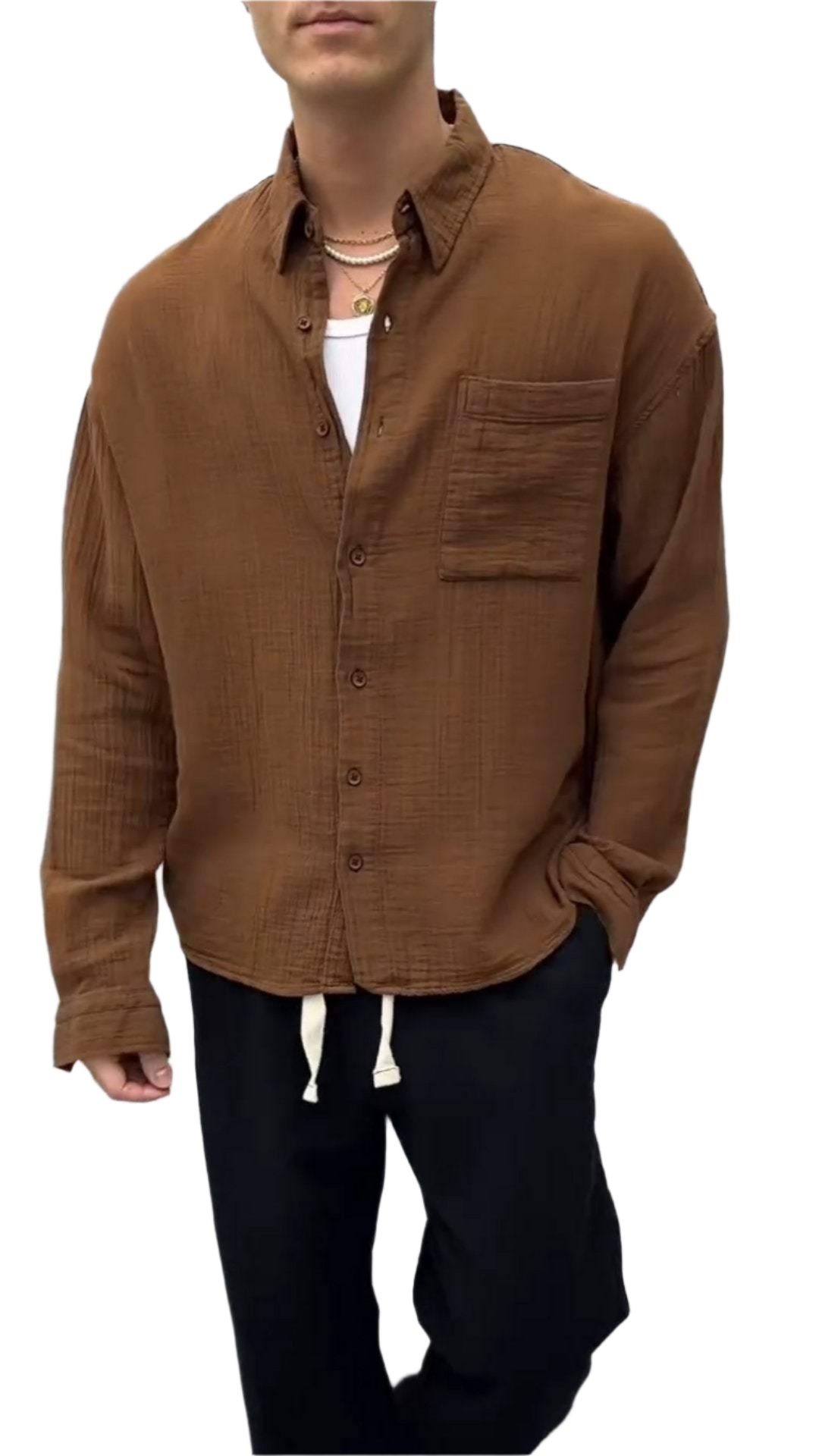 Glen – Comfortable Men’s Long Sleeve Shirt