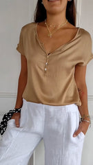 Gabriella – V-Neck Shirt For Women