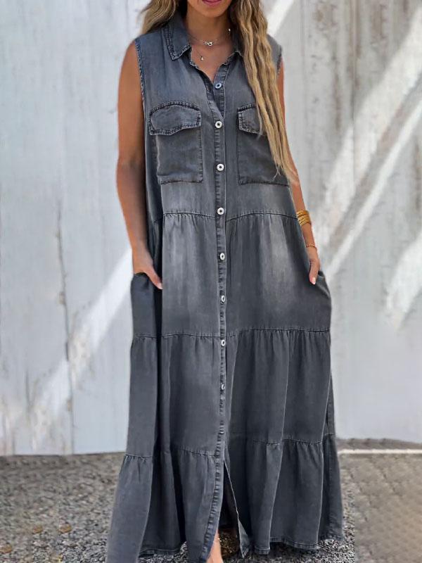 Clara – Elegant Women’s Plain Casual Dress