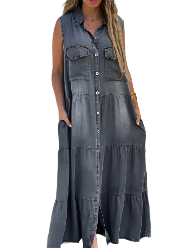 Clara – Elegant Women’s Plain Casual Dress