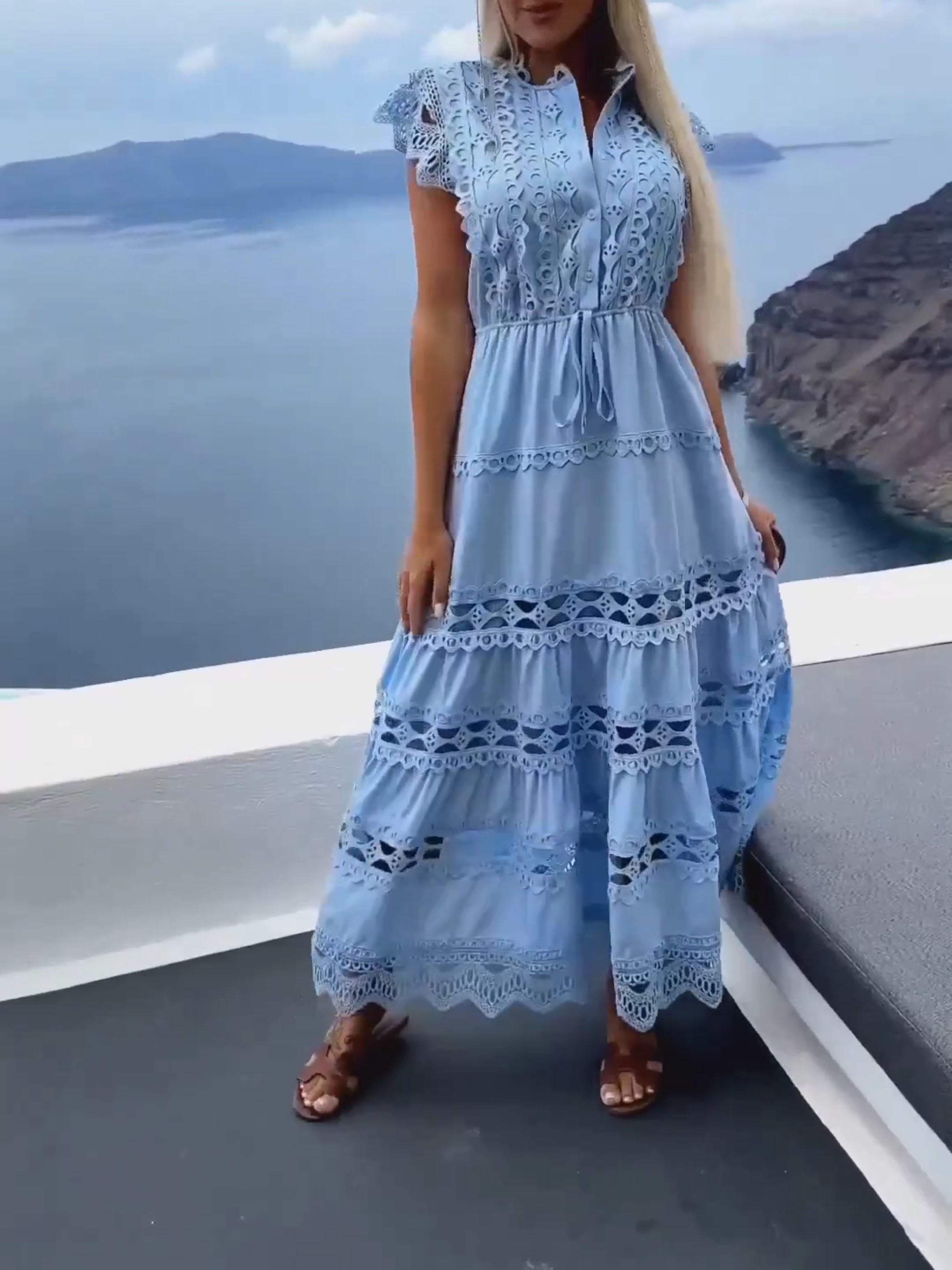 Nora – Elegant Hollow Dress for Women