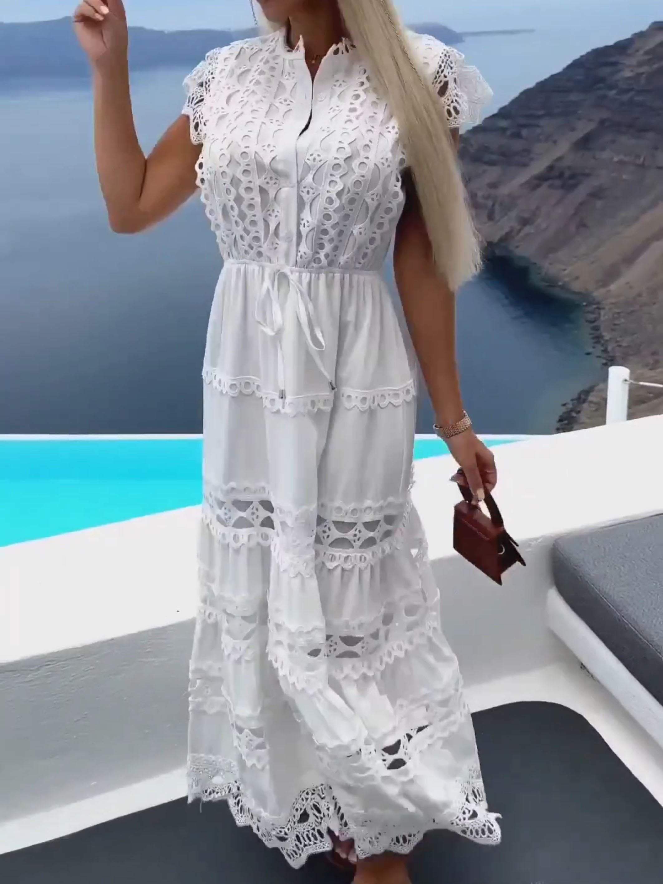 Nora – Elegant Hollow Dress for Women