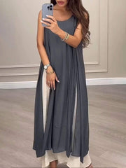 Giorgia – Contrast Color Dress for Women