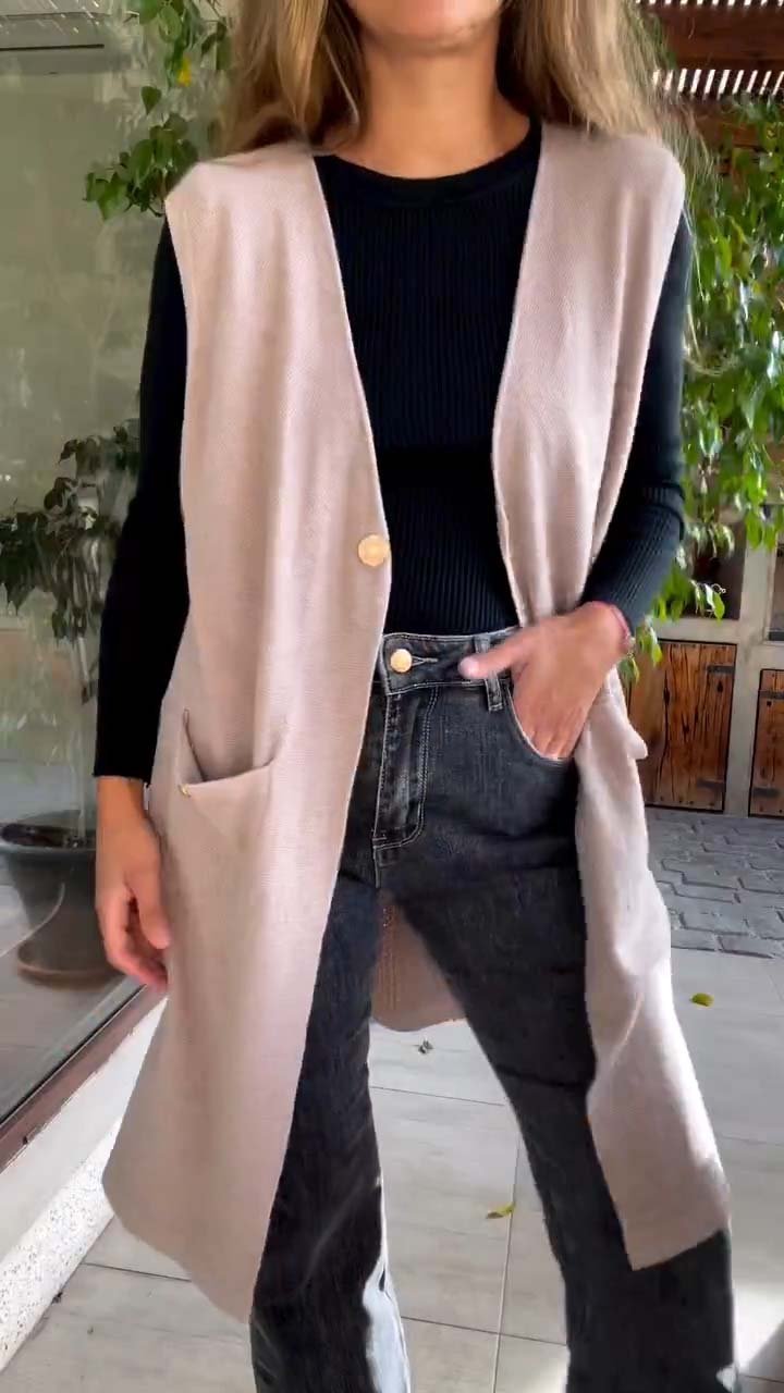 Sophie – Elegant Solid Color Cardigan for Women