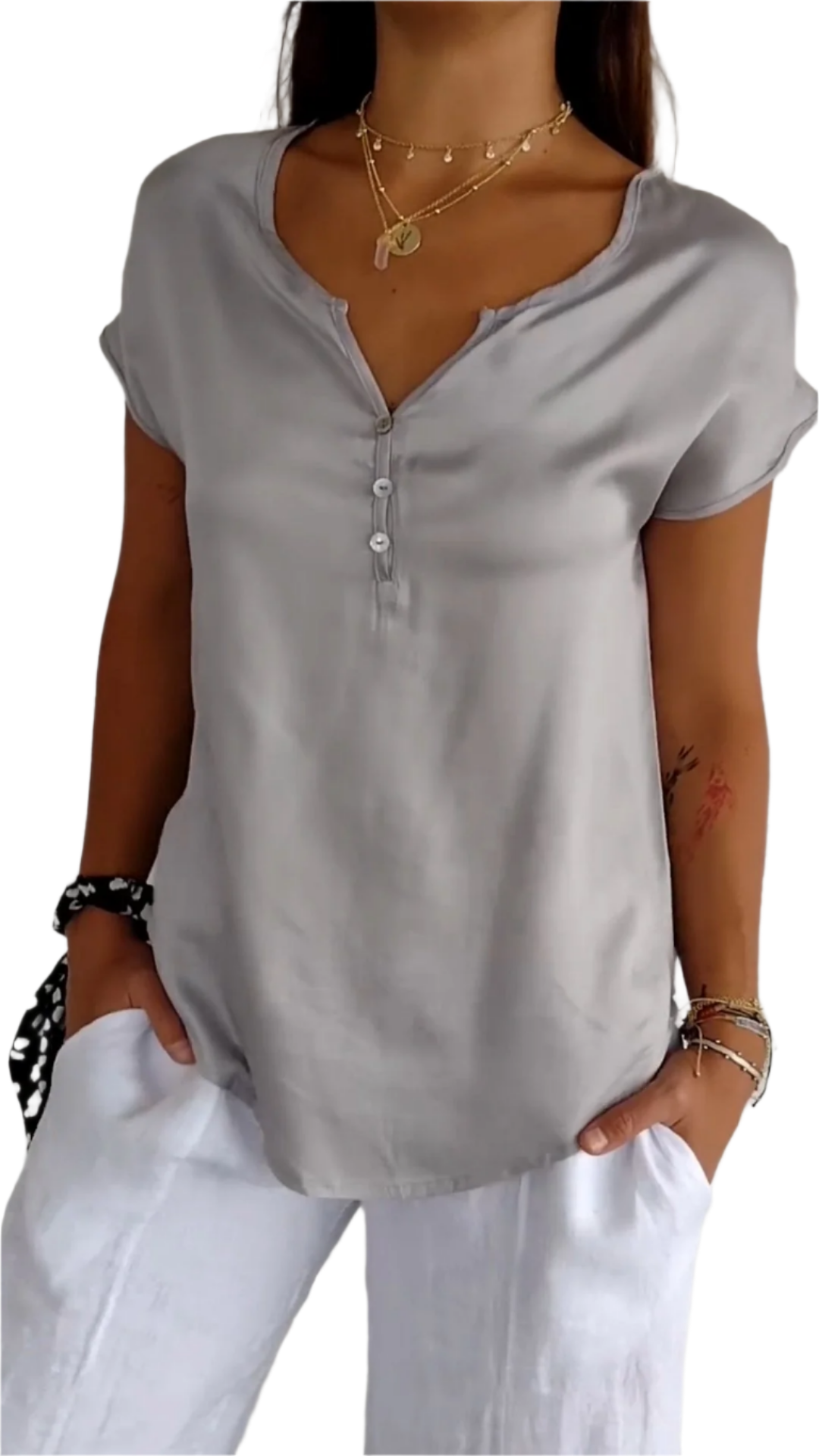 Gabriella – V-Neck Shirt For Women