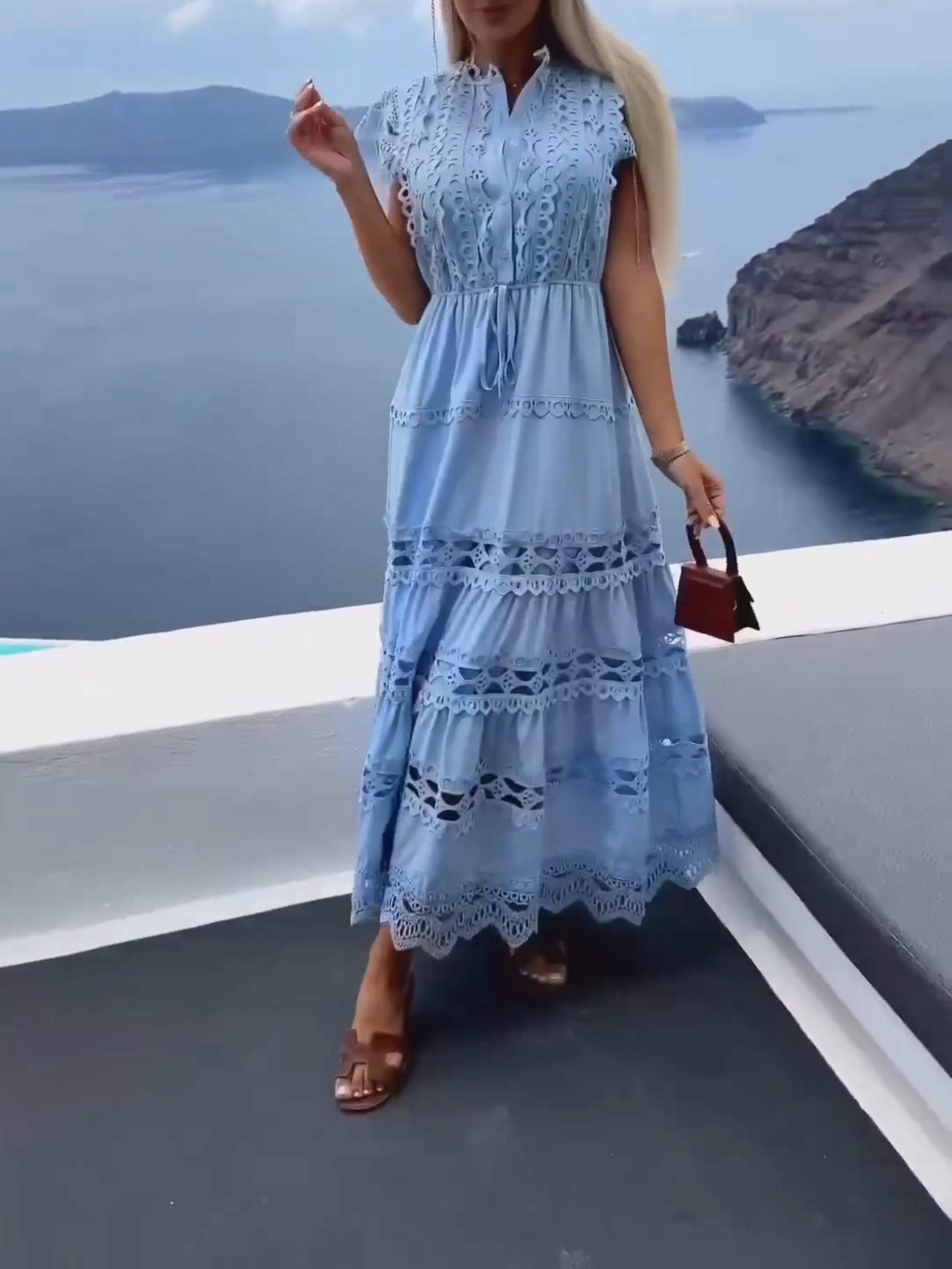 Nora – Elegant Hollow Dress for Women