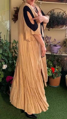 Francesca – Timeless Elegance Round Neck Dress for Women