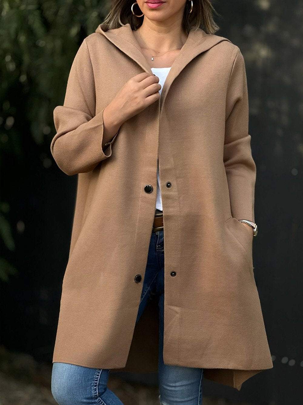 Alexa – Elegant Women’s Hooded Coat