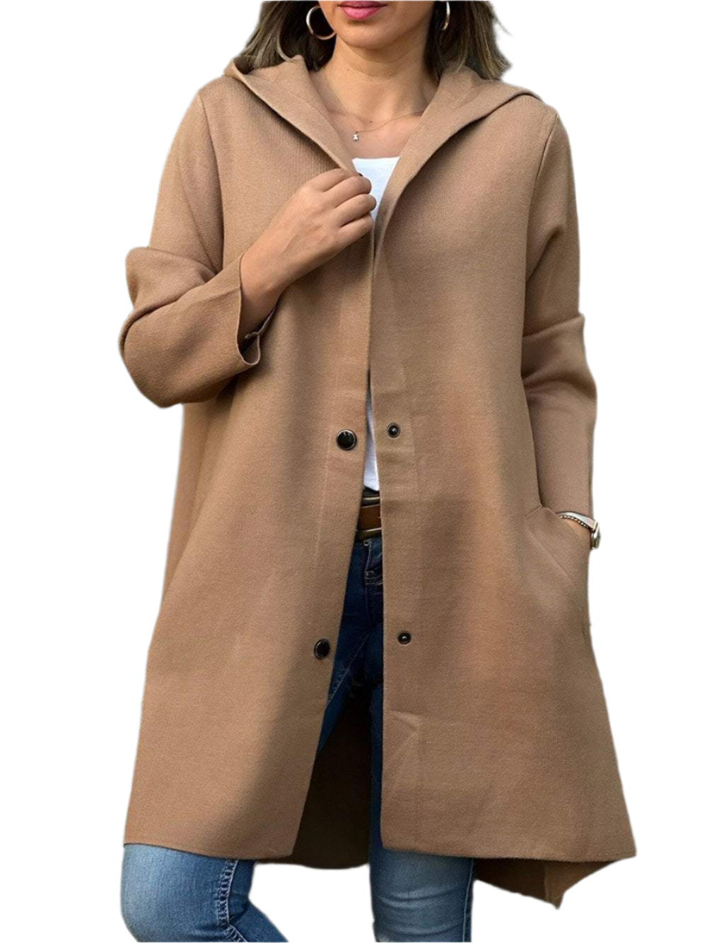 Alexa – Elegant Women’s Hooded Coat