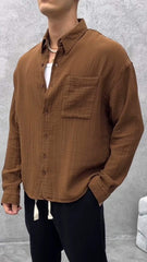 Glen – Comfortable Men’s Long Sleeve Shirt