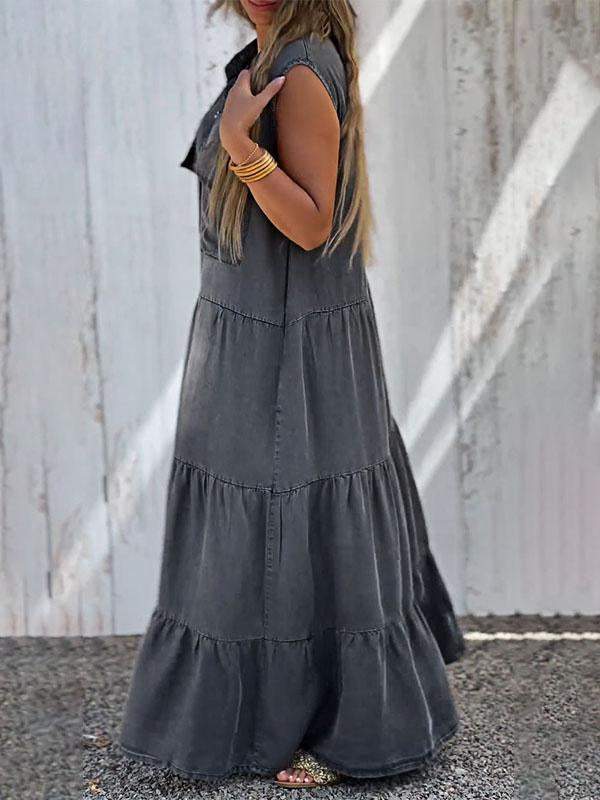 Clara – Elegant Women’s Plain Casual Dress