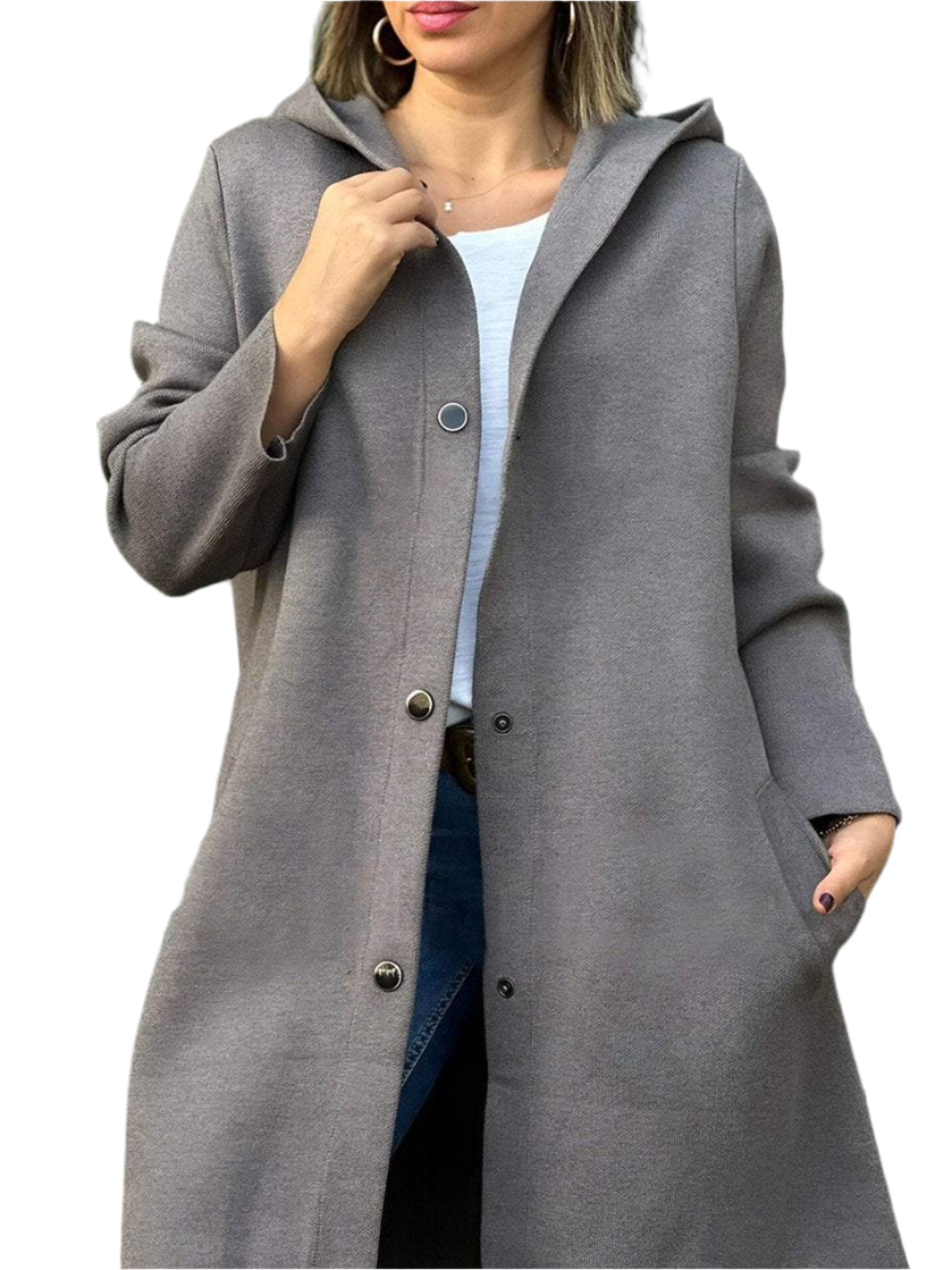 Alexa – Elegant Women’s Hooded Coat