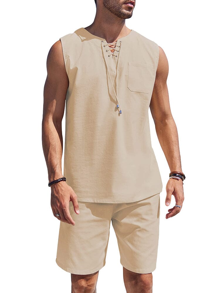 Marco – Breathable Linen Tank Top for Men