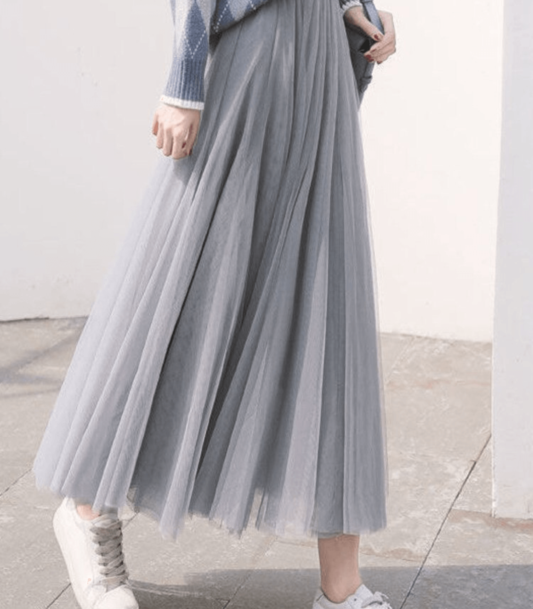 Zelde - High-Waisted Midi Skirt for Women