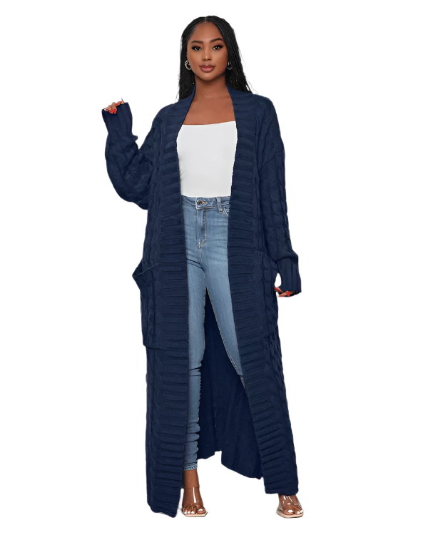 Isabella – Women's Relaxed Long Knit Cardigan