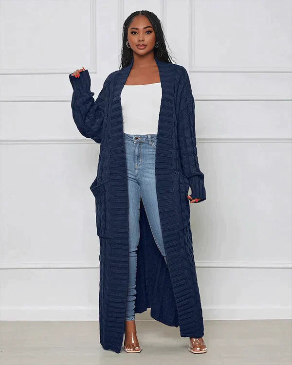 Isabella – Women's Relaxed Long Knit Cardigan