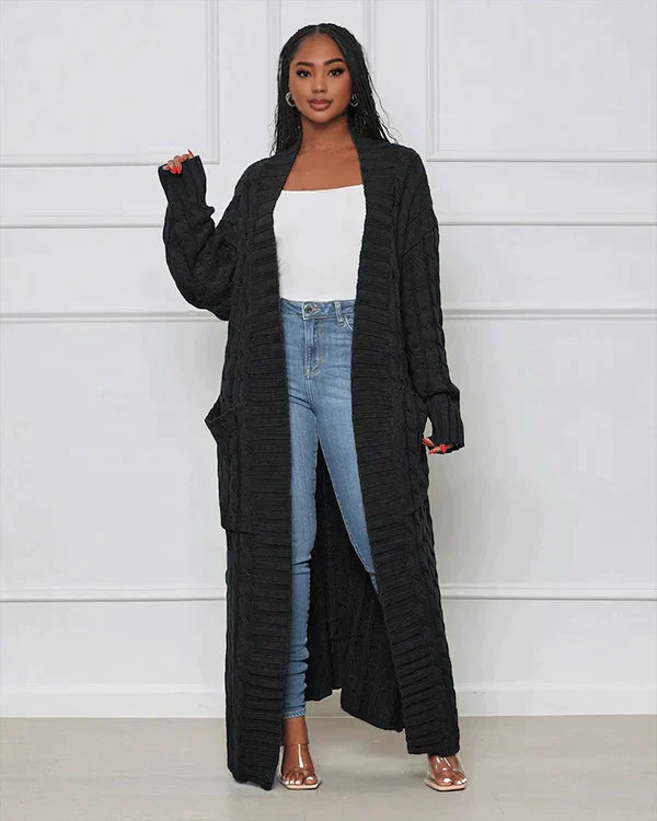 Isabella – Women's Relaxed Long Knit Cardigan