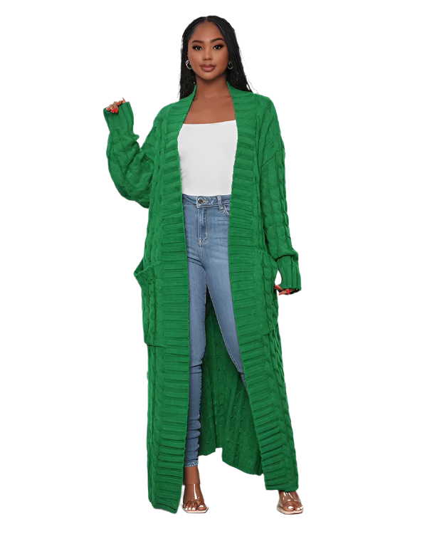 Isabella – Women's Relaxed Long Knit Cardigan