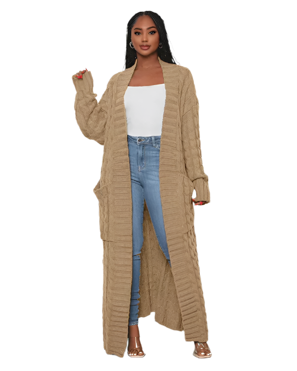 Isabella – Women's Relaxed Long Knit Cardigan