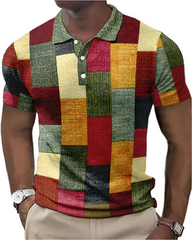Giorgio – Classic Men’s Checkered Polo Shirt