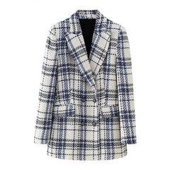 Alessia – Elegant Women’s Plaid Suit Jacket