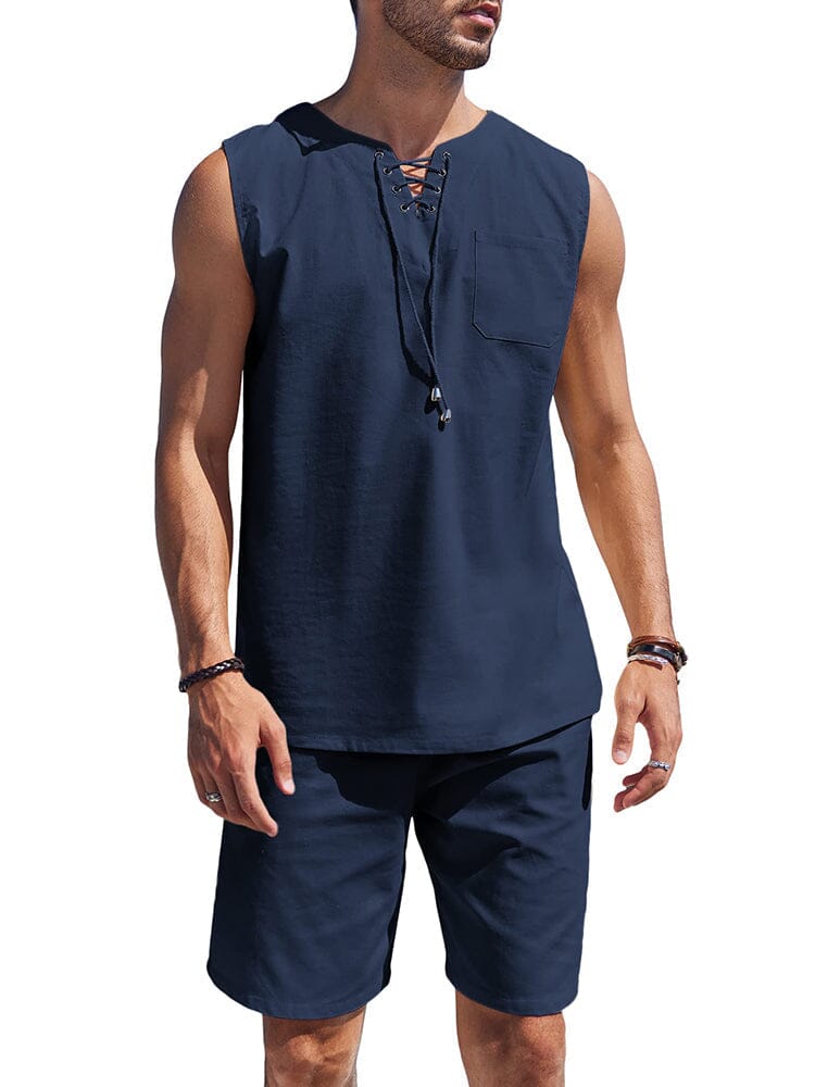 Marco – Breathable Linen Tank Top for Men