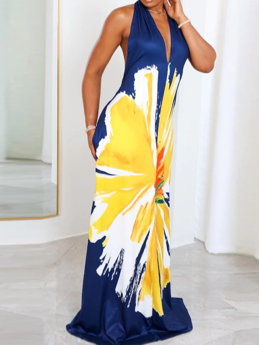 Rossi – Elegant Women’s Backless Dress