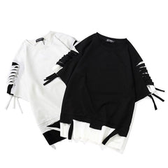 Alexis – Oversized Unisex Ribbons T-Shirt