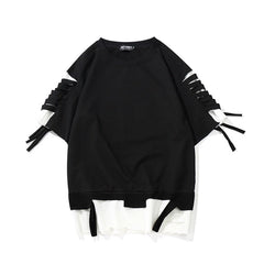 Alexis – Oversized Unisex Ribbons T-Shirt