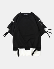 Alexis – Oversized Unisex Ribbons T-Shirt