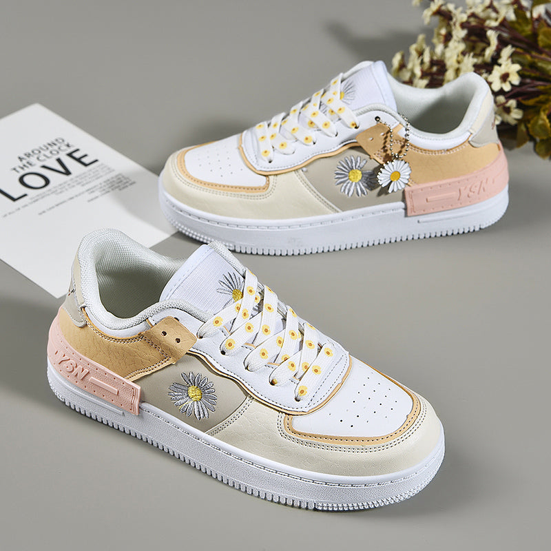 Lucia - Chic Pastel Floral Sneakers for Women