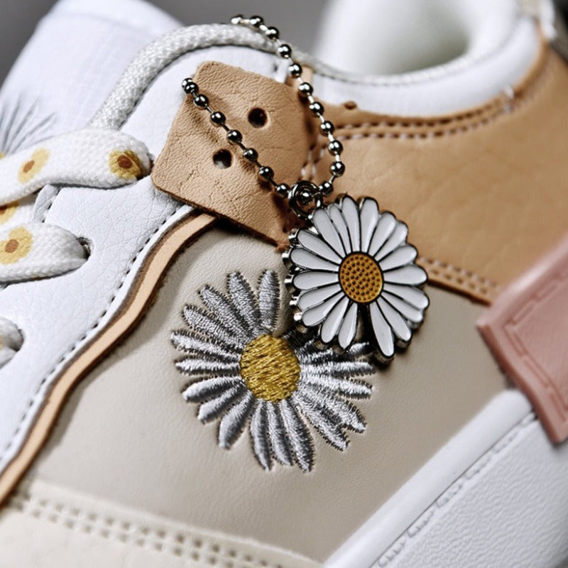 Lucia - Chic Pastel Floral Sneakers for Women