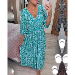 Bianca – Floral Elegance Women’s Maxi Dress