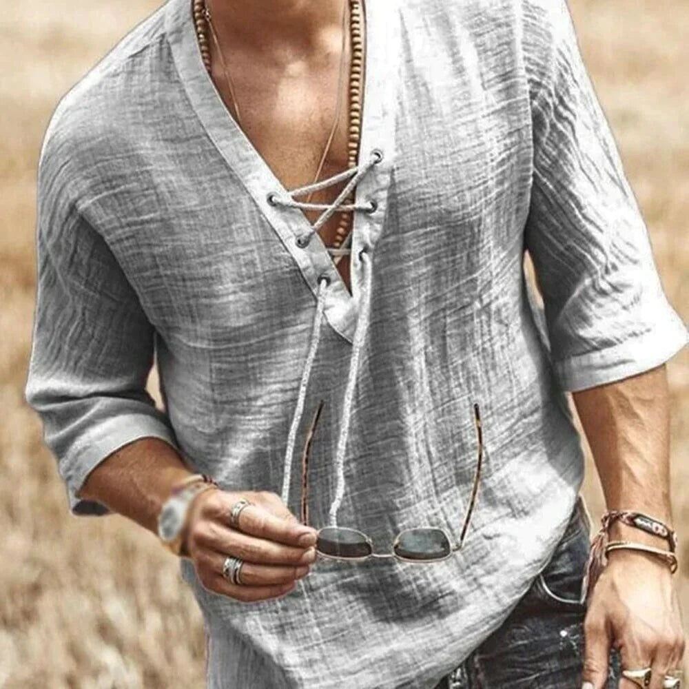 Zaldy – Casual Linen Shirt for Men