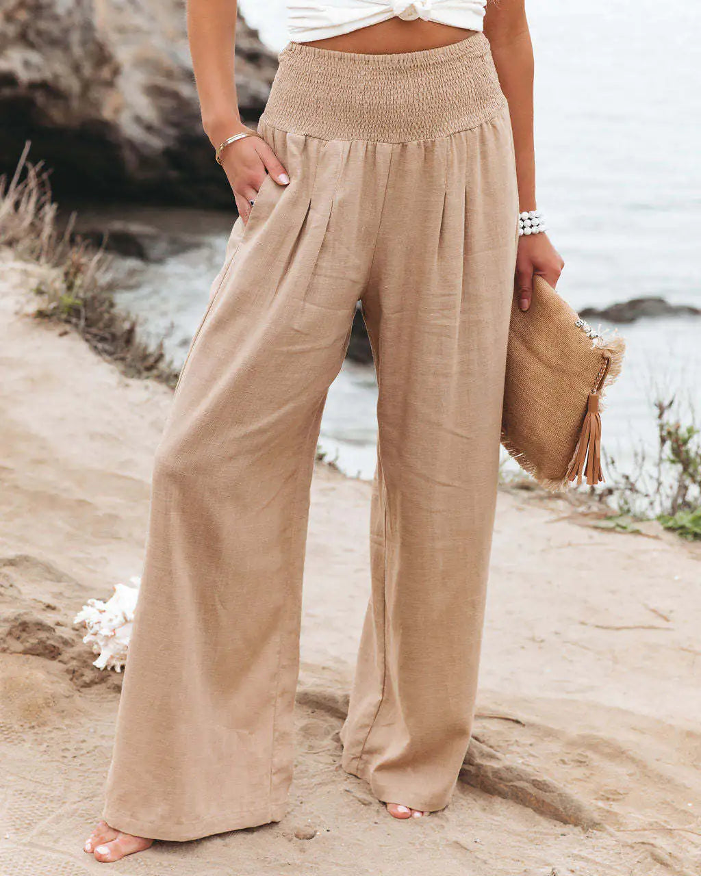 Lexi – Women's Breezy Cotton Linen Pants for Effortless Summer Style