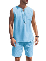 Marco – Breathable Linen Tank Top for Men